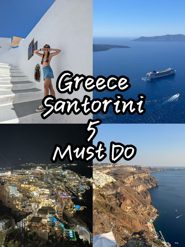 🌞 SANTORINI DREAMS: 5 Insta-Perfect Things You CAN’T Miss!🌞  
