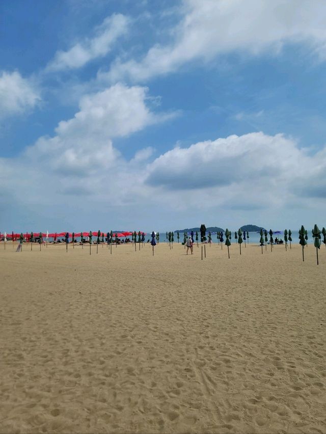 멋진 조형물이 있는 당진 해수욕장🏖