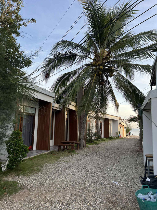 The beach resort