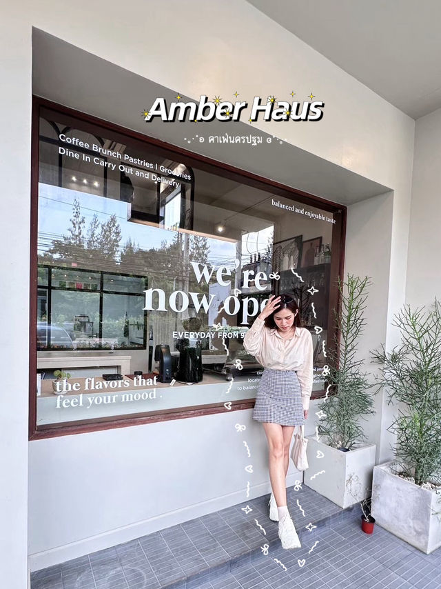 Amber haus. คาเฟ่น่ารัก นครปฐม
