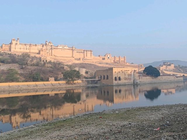 金黃山城中的摩揭陀傳奇#琥珀堡（Amber Fort）-印度捷布 (Jaipur)