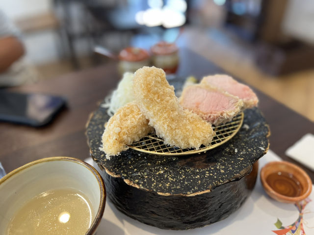 沖繩<那霸>推薦餐廳☆*:.｡. o(≧▽≦)o .｡.:*☆豬排定食