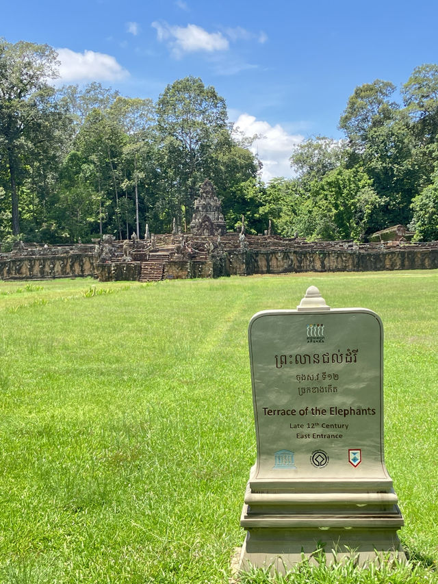 象のテラスinアンコールワット遺跡群🇰🇭