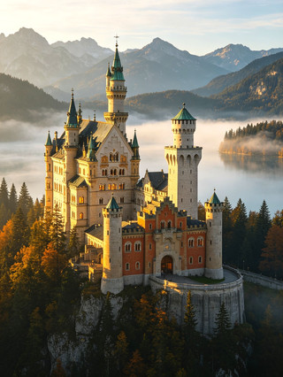 Neuschwanstein Castle, located in the town of Schwangau in Bavaria, Germany, is like stepping into a fairytale world, whether viewed from afar or up close. The castle perfectly blends fantasy and luxury, serving as inspiration for Disney's castles and becoming one of Germany's most popular landmarks. It's a work of art in itself, offering different charms in each season, and its unique location overlooking valleys and lakes makes it a perfect spot for photos.
Itinerary Suggestion: Depart from Frankfurt and travel south along the famous "Romantic Road," enjoying the scenery of medieval German towns and pastoral landscapes. You can stop at Rothenburg ob der Tauber to immerse yourself in the German fairytale atmosphere. Finally, enter Schwangau and head directly to Neuschwanstein Castle.
Suggested Itinerary: It is recommended to arrive at Neuschwanstein Castle in the morning. First, collect your tickets and visiting time at the ticket office at the foot of the hill (Neuschwansteinstrasse 20, 87645 Schwangau, Germany). Then, you can choose to walk (approximately 30-40 minutes uphill), take a horse-drawn carriage, or a bus to the castle entrance. The route offers panoramic views of the Alps and lakes, especially spectacular on a clear day.
Upon arrival at the castle, join a guided tour to explore its exquisite palaces, the king's bedroom, and banquet halls, experiencing the ultimate imagination and luxury of Ludwig II. The tour lasts approximately 30-40 minutes and is guided in English or German; advance booking is recommended. After the tour, head to Marienbrücke for a panoramic view of the entire castle – a classic photo spot that's stunning in every season.
Must-Do Activities and Photo Spots:
1. Neuschwanstein Castle Interior Guided Tour: Get up close to the dreamlike palace's artistic decorations.
2. Marienbrücke: The best angle for capturing the classic castle panorama; avoid crowds.
3. Schwangau, a small village at the foot of the mountains: Sample traditional German cuisine, buy unique souvenirs, and experience the rustic charm of the German countryside.
Useful Tips:
· During peak season (spring, summer, and holidays), it gets very crowded; advance online ticket booking is recommended (€204/adult). - Castle opening hours vary by season: Summer (March 28 - October 15) 09:00-18:00; Spring, Autumn, and Winter (October 16 - December 23, January 2 - March 27, and December 26 - December 30) 10:00-16:00. Closed on some holidays.
· Mountain weather is unpredictable; remember to bring a jacket and comfortable shoes for hiking.
· Buses and horse-drawn carriages only go halfway up the mountain; a short walk is required to enter the castle. Queues may be necessary during peak season.
· It is recommended to allow half a day to a full day for your visit; take your time and enjoy the experience.
Important Notes:
1. Photography and videography are strictly prohibited inside the castle. Please follow guided tour instructions.
2. Arrive early on holidays or long weekends, as tickets may sell out quickly if purchased on-site.
3. Marienbrücke (Mary's Bridge) may be closed due to snow in winter; check opening status in advance.
Topics: #Neuschwanstein #Schwangau #RomanticRoadInGermany #EuropeanCastles #GermanyTravel