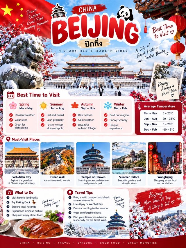 🇨🇳✨ ไปจีนเดือนไหนดี? รวม 5 เมืองยอดฮิต เที่ยวช่วงไหนสวยที่สุด