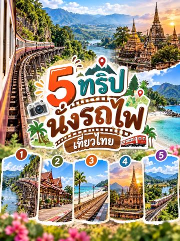🚂🇹🇭 5 Train Trip Ideas for Thailand: Relaxing and Enjoying the Scenery Along the Way