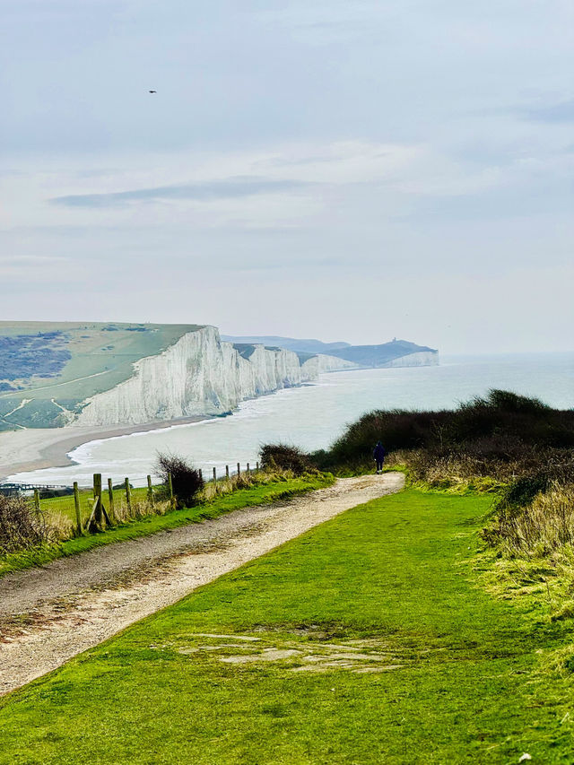 Majestic Views at Seven Sisters Cliffs! 🌊⛰️