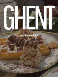 Waffle Ecstasy in Ghent - Bueno & Blueberries 