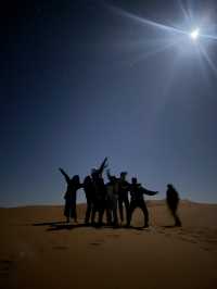 Starlit Silence: A Night to Remember in Merzouga's Sahara