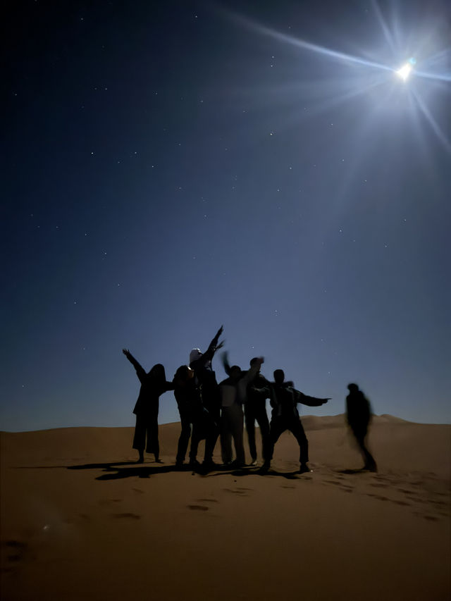 Starlit Silence: A Night to Remember in Merzouga's Sahara