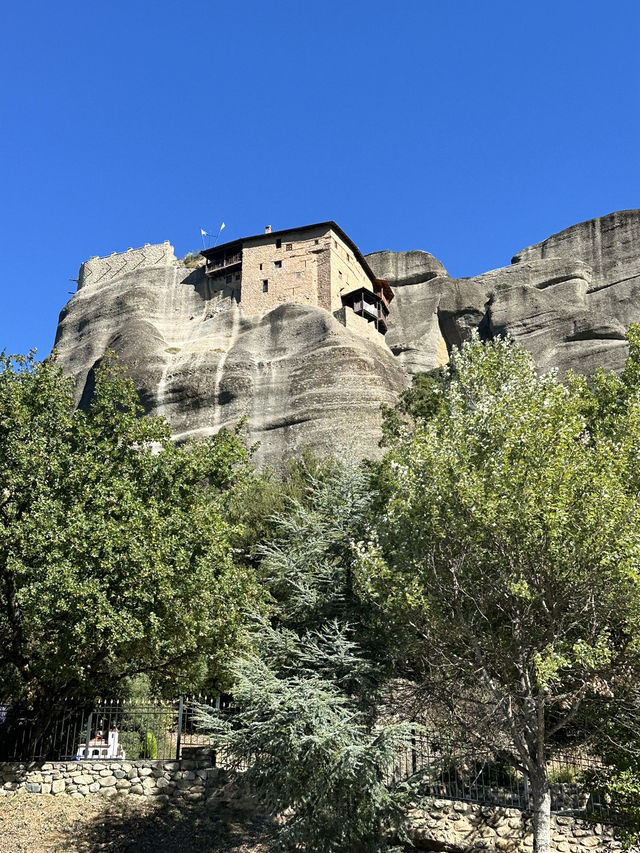 The Meteora Monasteries in Greece are a great place for hiking.