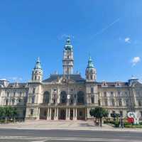 Győr, the city center is nice