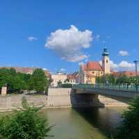 Győr, the city center is nice