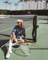 Tennis Nostalgia at @wsouthbeach's Summer Camp