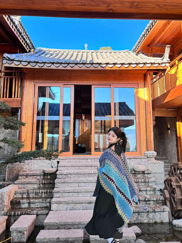 一見雲寬在屋內就可以看到雪山