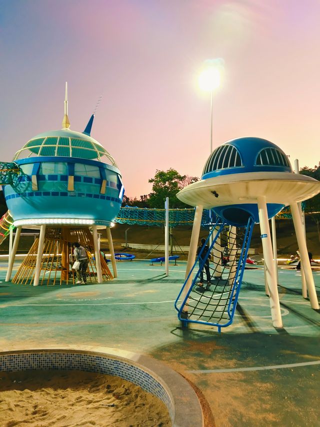 深圳免費遛娃～北站中心公園“10號星球探索樂園”