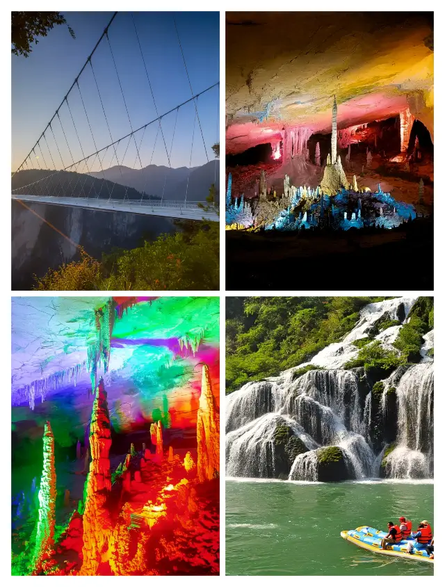 Zhangjiajie has 9 famous tourist attractions and 10 excellent scenic spots, which are amazing for their craftsmanship