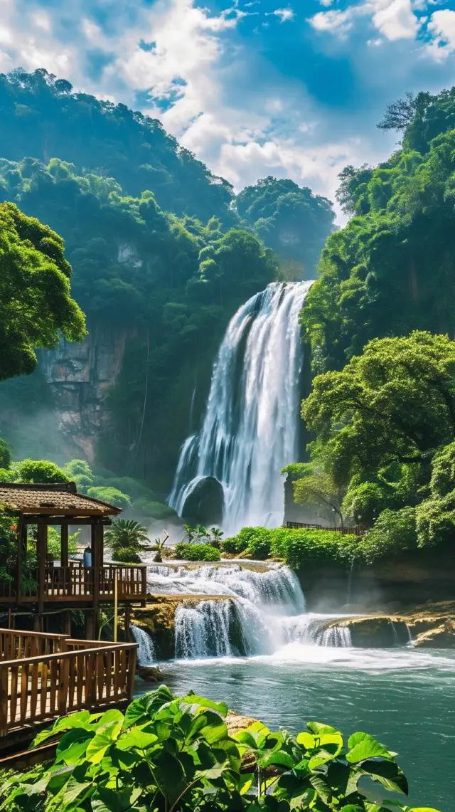 The breathtaking landscape hidden on the border of Guangxi - Detian Waterfall