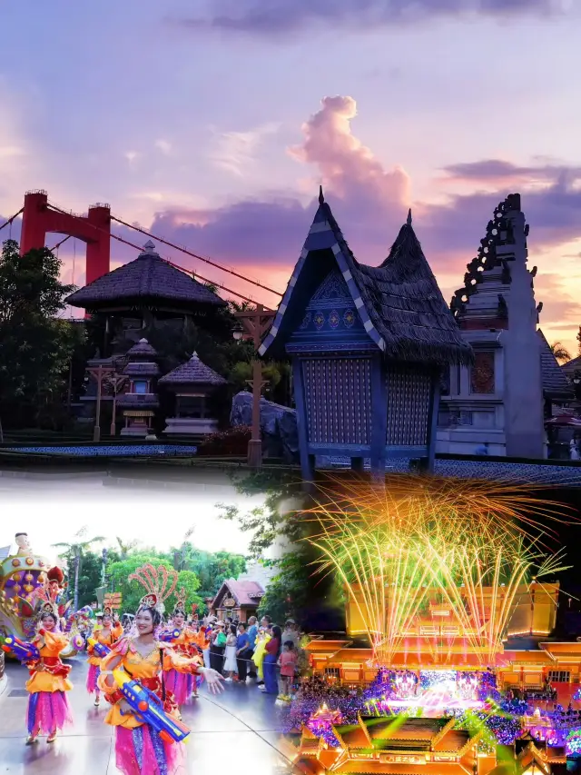 Exotic Travel | Nanning Fantawild ASEAN God Painting Park takes you through ten countries