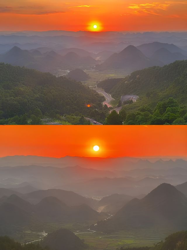 貴州旅遊|這裡有風車、日出、日落還有草甸、蘑菇石