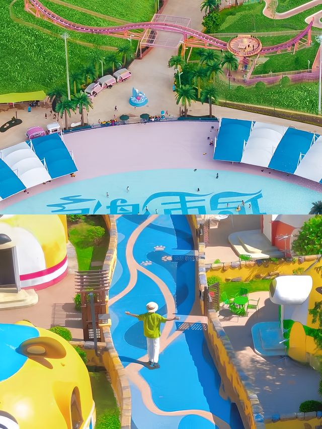 浙江安吉歡樂風暴水樂園，溜娃好去處