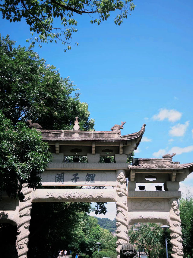 慈溪峙山公園|出太陽啦快出門玩吧~