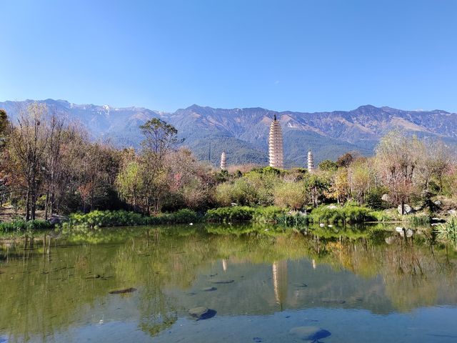 三塔倒影公園穿越千年的人間淨土