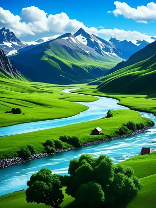 In Xinjiang's Ili! It's really not Switzerland