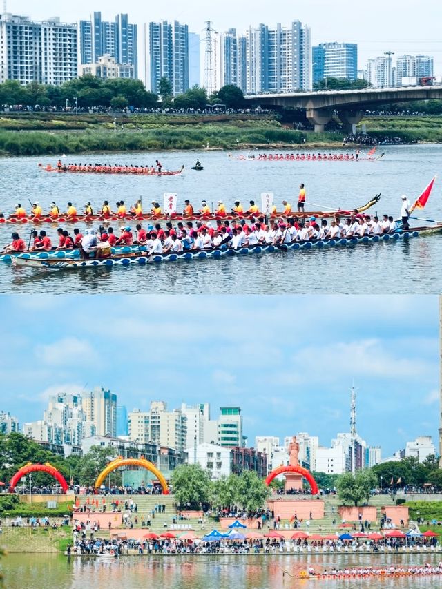 端午去瀏陽睇龍舟：人哋扒船靠體力，我靠嗌「加油」會贏嗎