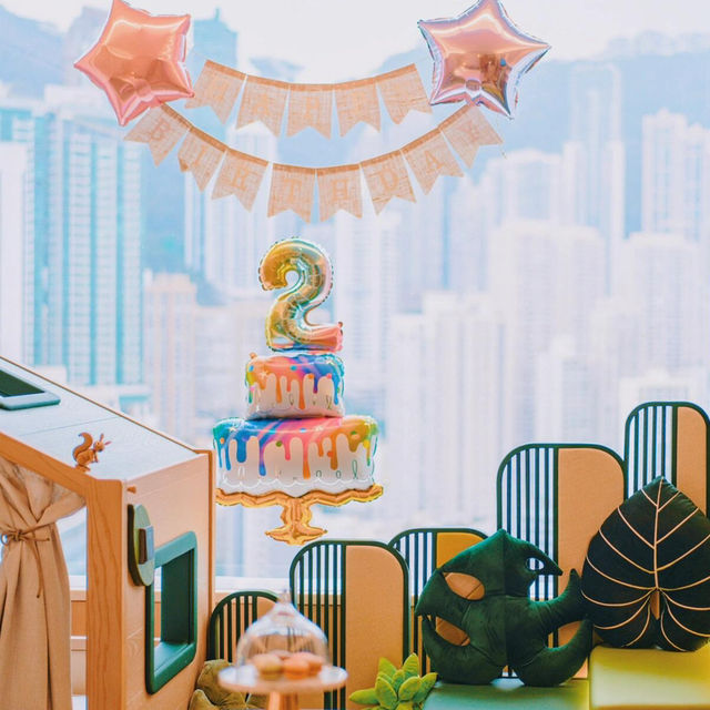港島香格里拉真的美到犯规！女兒兩歲生日選在這裡，簡直是完美的慶生禮～ 工作人員的熱情真的沒話說，行動力和情緒價值都直接拉滿💖 