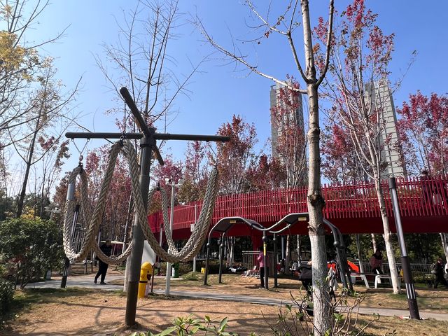 西安東郊免費遛娃寶藏地，幸福林帶兒童樂園太香啦！