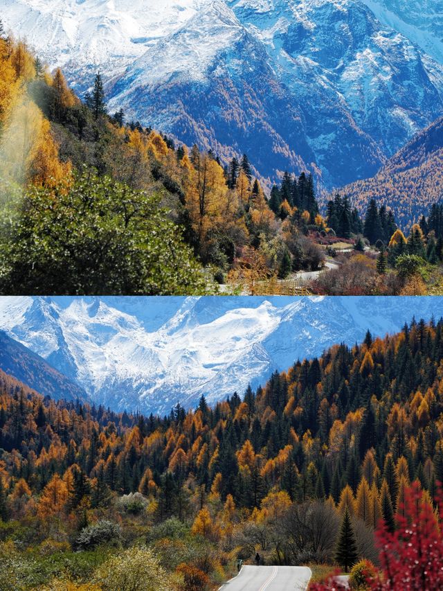 川西小眾環線贏麻了！景美不塞車還能看雙雪山日照金山