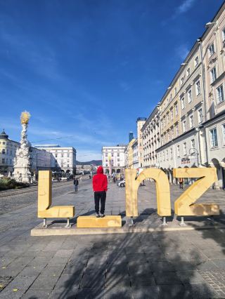 オーストリアの最後の訪問地リンツの町