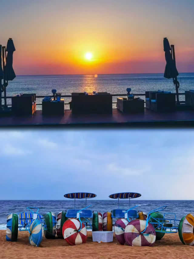 落地窗前跑海邊海天一線具體化了 落地窗前跑海邊海天一線具體化了