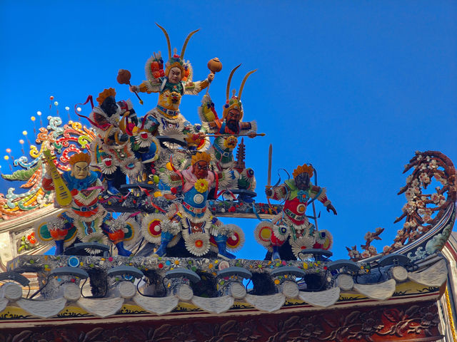 古建屋頂七彩雕 古建屋頂七彩雕