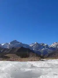 蘭州周邊最近的雪山