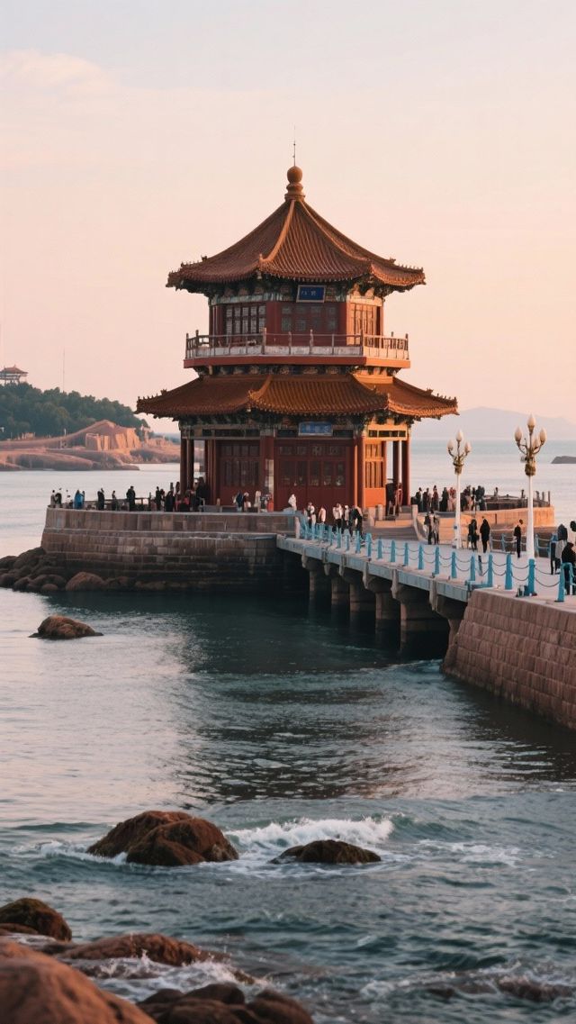 棧橋,是青島的「城市原點」,更是中國海岸線上最具人文溫度的百年地標。它不單是一條伸向大海的狹長堤岸, 棧橋,是青島的「城市原點」,更是中國海岸線上最具人文溫度的百年地標。它不單是一條伸向大海的狹長堤岸,