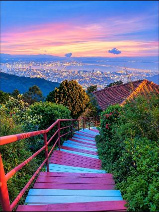 ペナン夏の散策｜山と海の夕暮れ、南洋のゆったりとした時間が隠れている