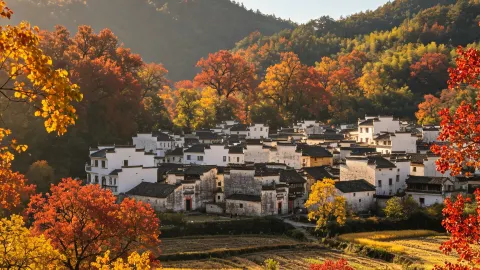 宏村・塔川3日間2泊|9月の徽州の秋の風情、水墨画のような古村 — traveler post in 休寧