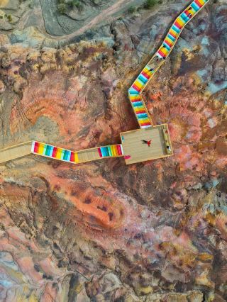 Qinghai's hidden gem | Rainbow Danxia Star Valley, no crowds here