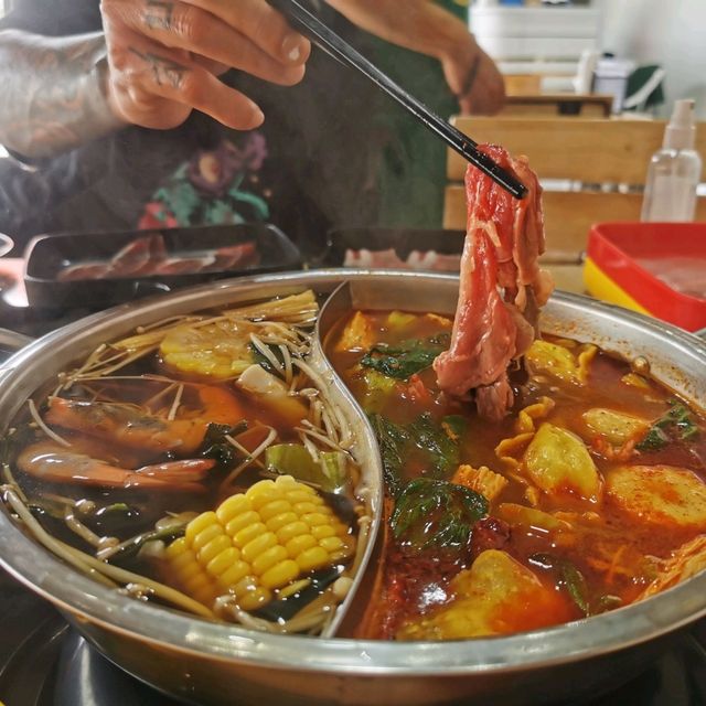 ลงหม้อสุกี้ ชาบู​บุฟเฟ่ต์​ราคาประหยัด 