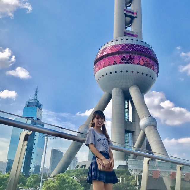 상하이 대표 랜드마크 동방명주 !!