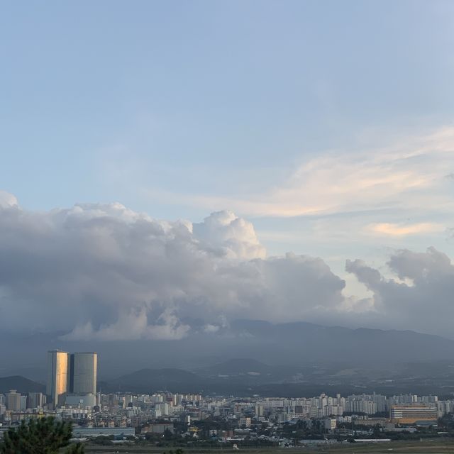 제주공항 근처 노을구경 “도두봉”☀️