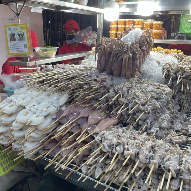 Grilled squid @ Yaowarat