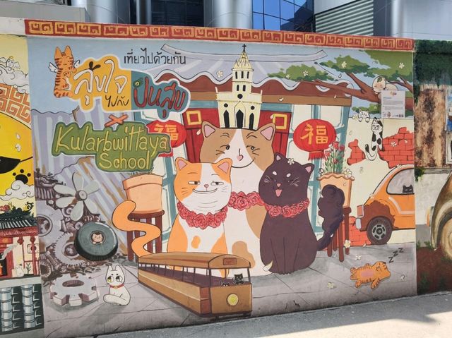 湄南河岸邊～Talad Noi 街頭壁畫區