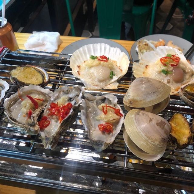 美味的放題流水蝦在佐敦
