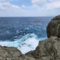 殘波岬燈塔 震撼海浪