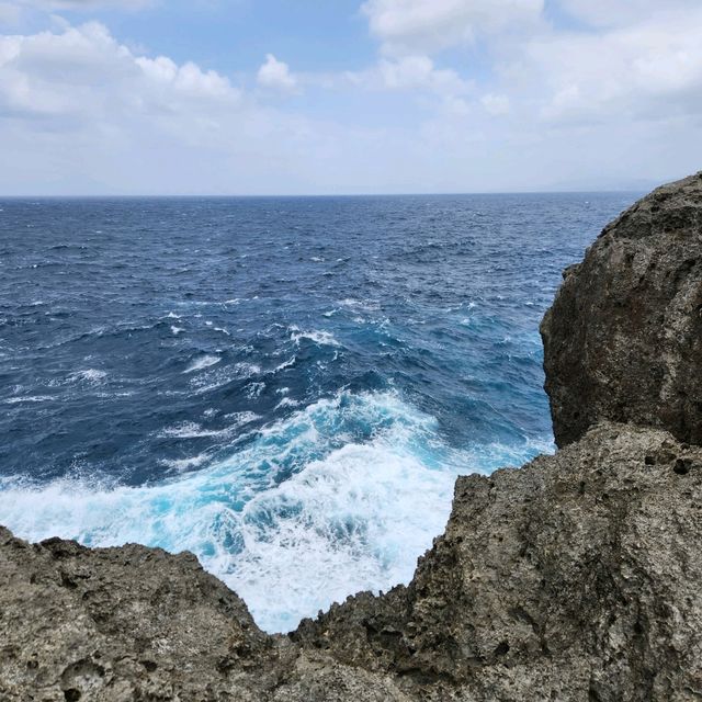 殘波岬燈塔 震撼海浪 殘波岬燈塔 震撼海浪