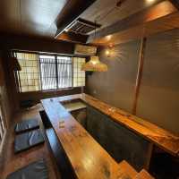 京都　古民家で鶏料理を。