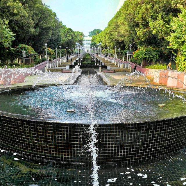 Scenic view on top of Putrajaya Steps 